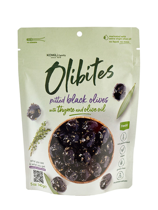 Olibites Pitted Black Olives 5 oz