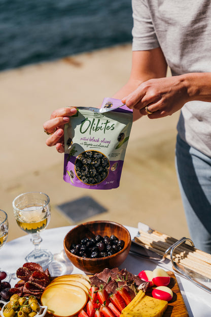 Olibites Pitted Black Olives With Thyme & Olive Oil 5 oz